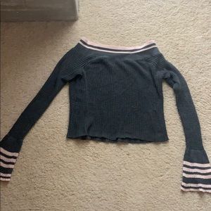 Off shoulder sweater